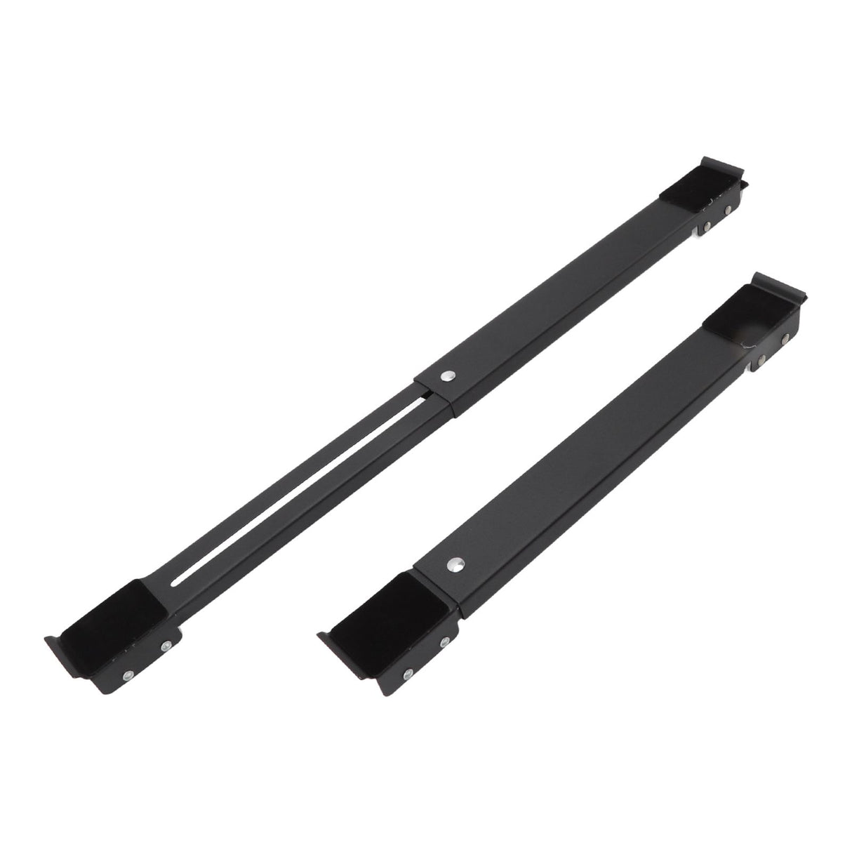 2pcs Furniture Appliance Roller Steel 300kg Load Bearing Stretchable Machine Moving Base for Dishwasher Black