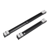 2pcs Furniture Appliance Roller Steel 300kg Load Bearing Stretchable Machine Moving Base for Dishwasher Black