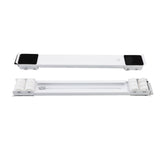 Universal Appliances Pulley Bracket 300KG Load Bearing Retractable Moving Rollers Base with Pry Bar for Washing Machine White