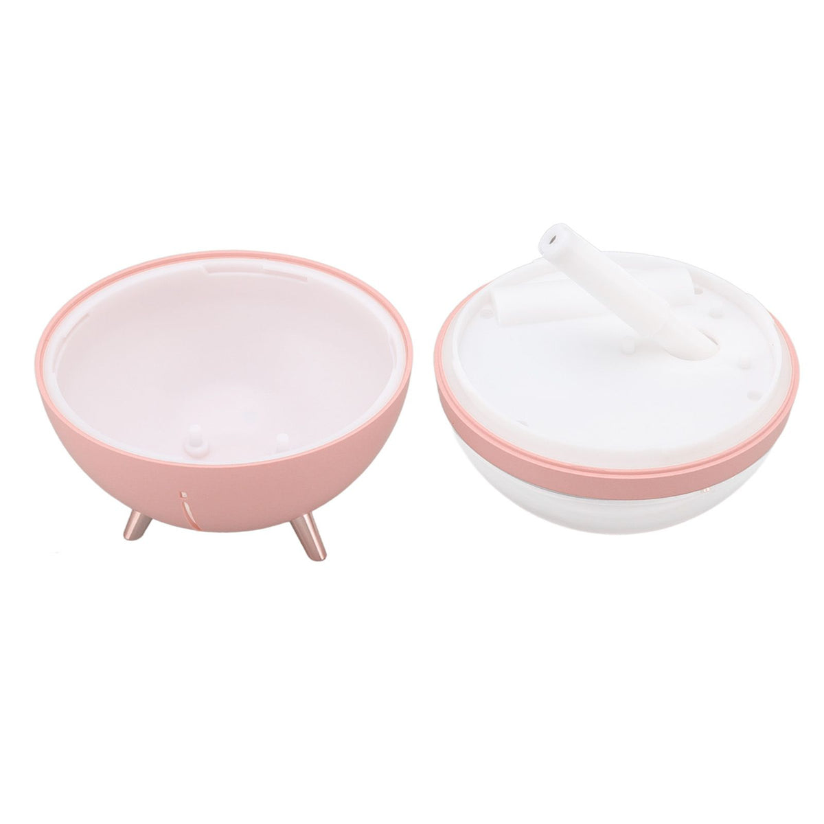 260ml Air Humidifier Space Bear Designed ABS with Night Light USB Charging Mini Mist Diffusor for Home Children Pink
