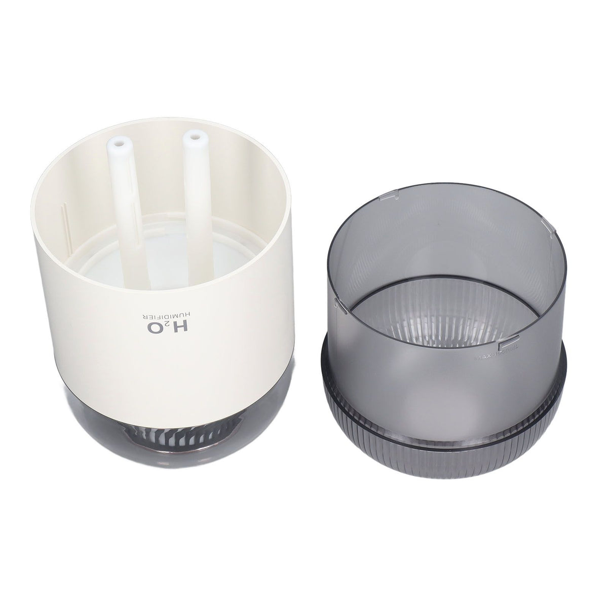1000ml Air Humidifier Double Spray with Night Light USB Charging Mist Vaporizer for Home White