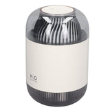1000ml Air Humidifier Double Spray with Night Light USB Charging Mist Vaporizer for Home White - Close-Up Angle