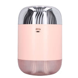 1000ml Air Humidifier Double Spray with Night Light USB Charging Mist Vaporizer for Home Pink