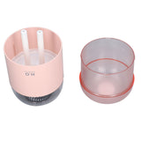 1000ml Air Humidifier Double Spray with Night Light USB Charging Mist Vaporizer for Home Pink - Extra Image