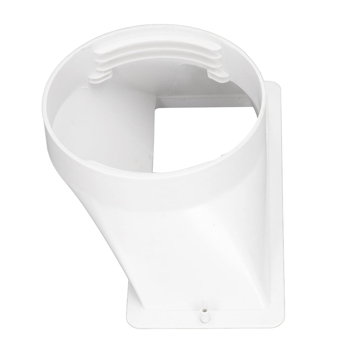 Portable AC Hose Coupler Universal Clockwise Counterclockwise Thread 5in Diameter Rectangular Interface 130mm Hose Adapter