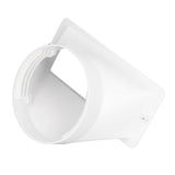 Portable AC Hose Coupler Universal Clockwise Counterclockwise Thread 5in Diameter Rectangular Interface 130mm Hose Adapter - Extra Image