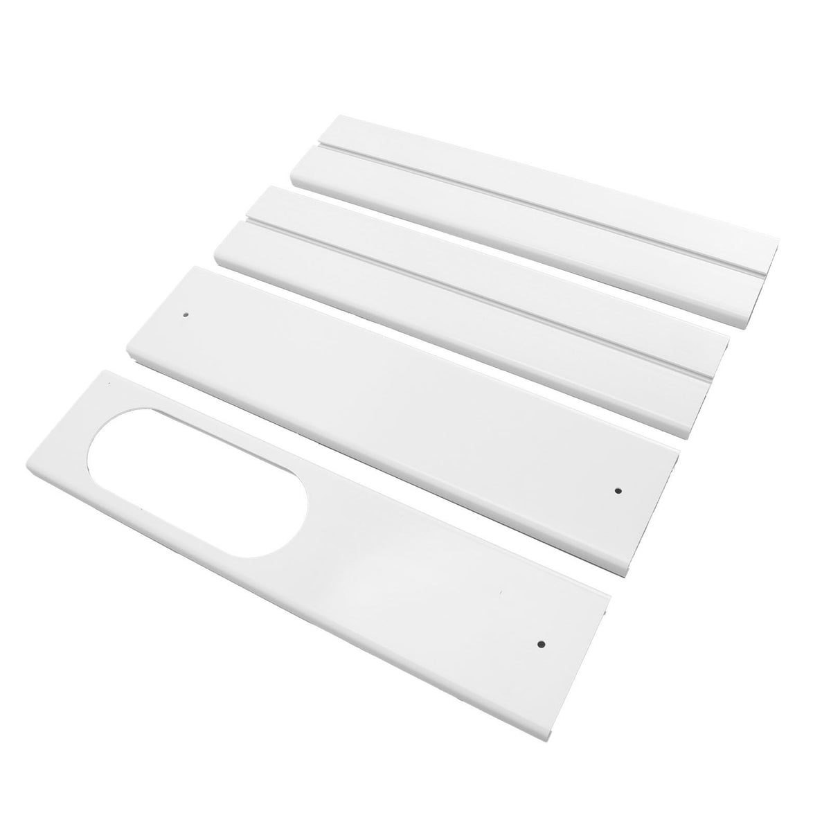 4pcs Portable Air Conditioner Window Kit 16.9 to 55in Adjustable Window Sealing Panels for Home Office