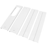 4pcs Portable Air Conditioner Window Kit 16.9 to 55in Adjustable Window Sealing Panels for Home Office - Low Angle