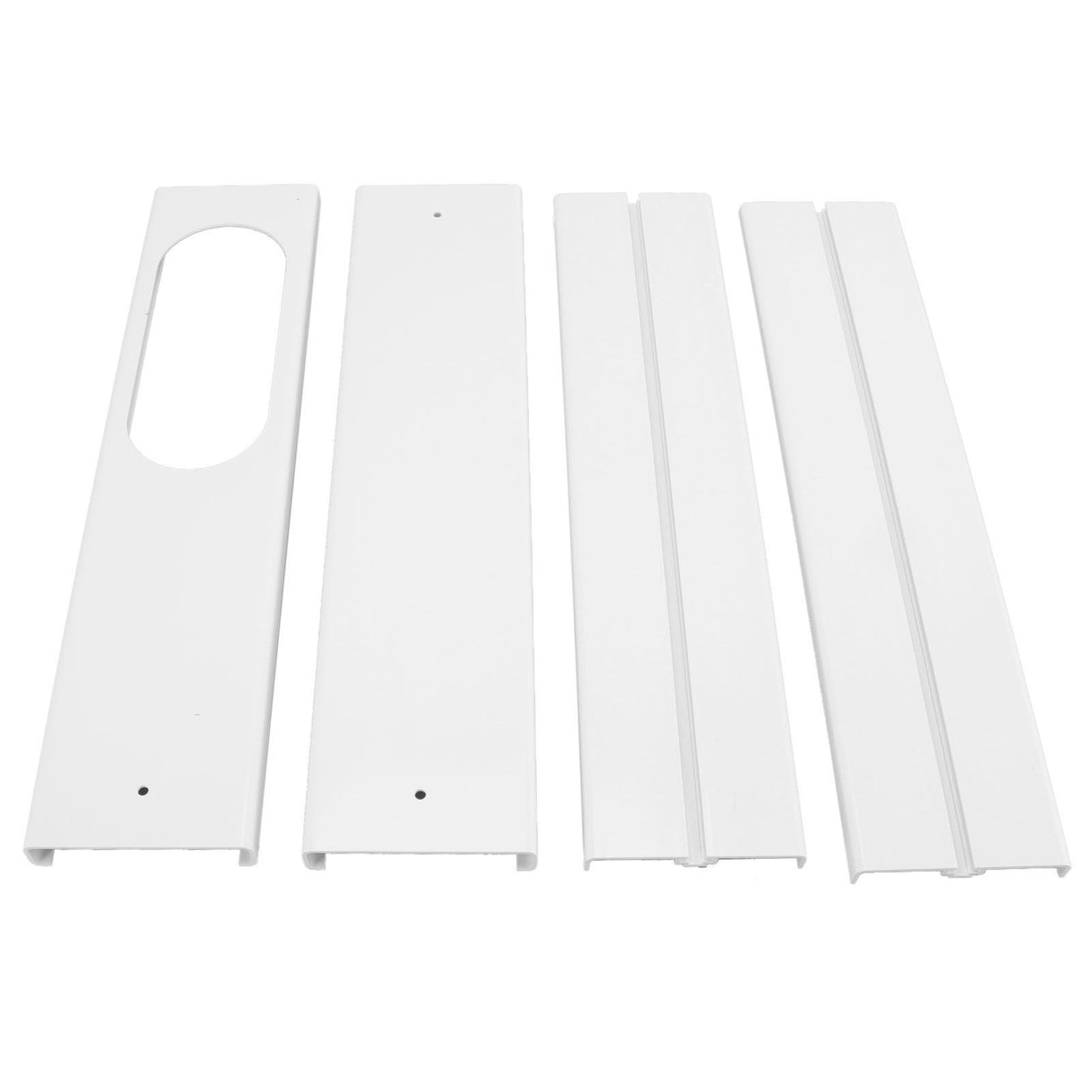 4pcs Portable Air Conditioner Window Kit 16.9 to 55in Adjustable Window Sealing Panels for Home Office
