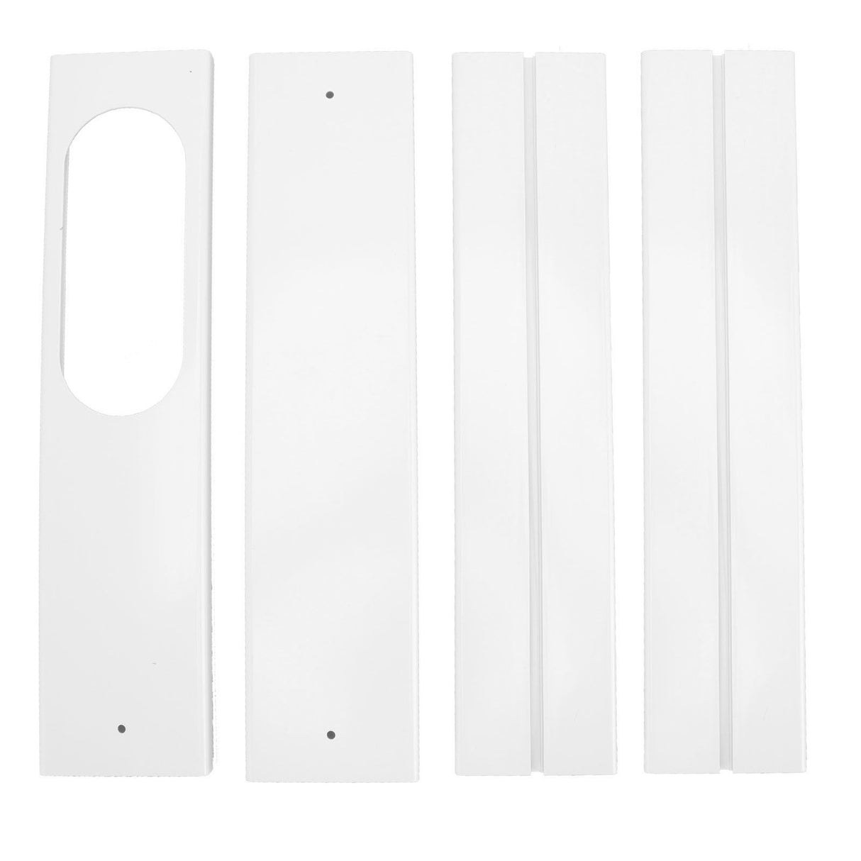 4pcs Portable Air Conditioner Window Kit 16.9 to 55in Adjustable Window Sealing Panels for Home Office
