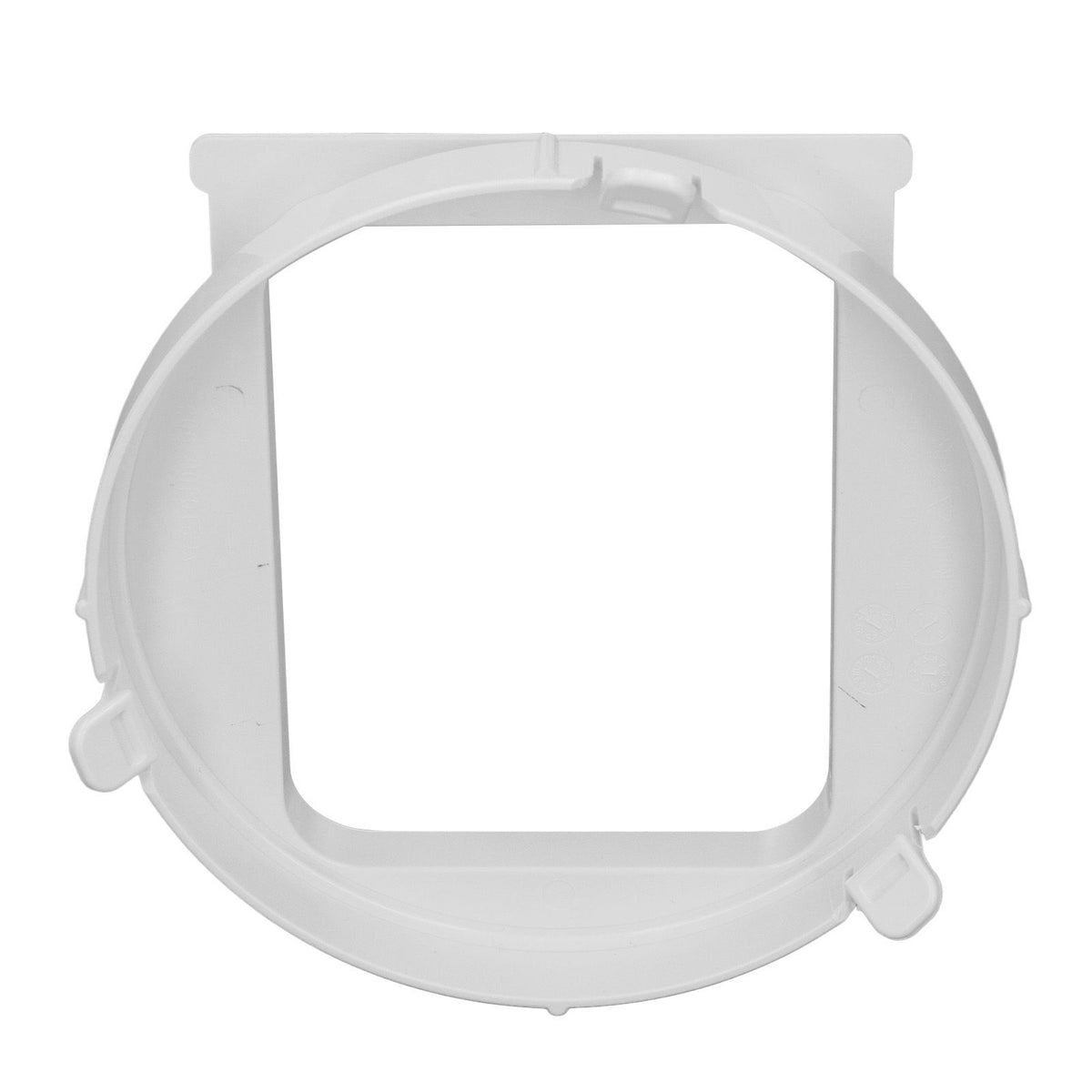 Portable Air Conditioner Exhaust Hose Connector Adapter Coupler Square Exhaust Duct Interface for Midea 1P KY35 Mobile Air Conditioning