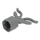 Mixer Wrench ABS Ergonomic Handle Blender Blade Remover Wrench for Vorwerk Thermomix TM5 TM6 TM31 Grey - Close-Up Angle
