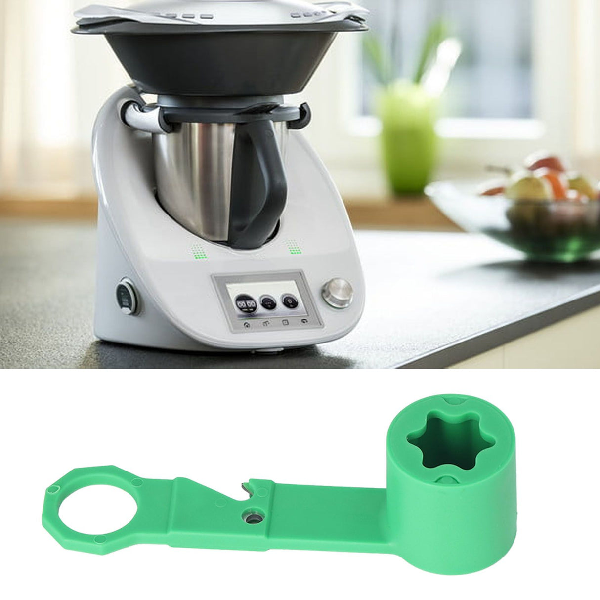 Blender Wrench Mixer Removal Tool with Handle ABS for Vorwerk Thermomix TM5 TM6 TM31 Green