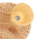 Aromatherapy Humidifier 300ml Wood Grain Design USB Powered Desktop Humidifier with LED Color Light for Home