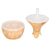 Aromatherapy Humidifier 300ml USB Powered Wood Grain Desktop Humidifier with LED Color Light for Home Bedroom