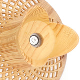 Aromatherapy Humidifier 300ml USB Powered Wood Grain Desktop Humidifier with LED Color Light for Home Bedroom - Extra Image