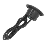Embedded Charging Round Port QC3.0 Fast Charging Phone Desktop Charger Station for Home 12‑30V 30W Black - Rear View