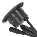 Embedded Charging Round Port QC3.0 Fast Charging Phone Desktop Charger Station for Home 12‑30V 30W Black - Extra Image
