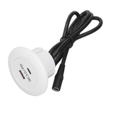 Embedded Charging Round Port QC3.0 Fast Charging Phone Desktop Charger Station for Home 12‑30V 30W White - Front View