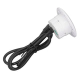 Embedded Charging Round Port QC3.0 Fast Charging Phone Desktop Charger Station for Home 12‑30V 30W White - Rear View