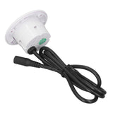 Embedded Charging Round Port QC3.0 Fast Charging Phone Desktop Charger Station for Home 12‑30V 30W White - Close-Up Angle