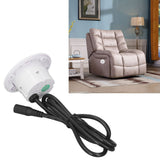 Embedded Charging Round Port QC3.0 Fast Charging Phone Desktop Charger Station for Home 12‑30V 30W White - Extra Image