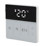 WIFI Thermostat Digital Touch Screen Phone APP Voice Control Smart Thermostat for Home Hotel 90 to 240V Black White