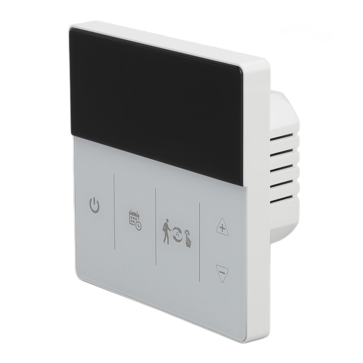 WIFI Thermostat Digital Touch Screen Phone APP Voice Control Smart Thermostat for Home Hotel 90 to 240V Black White