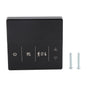 Smart Thermostat with Touch Screen App Voice Control Wifi Temperature Controller for Home 90‑240V Black