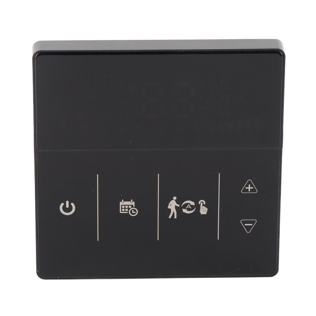 Smart Thermostat with Touch Screen App Voice Control Wifi Temperature Controller for Home 90‑240V Black