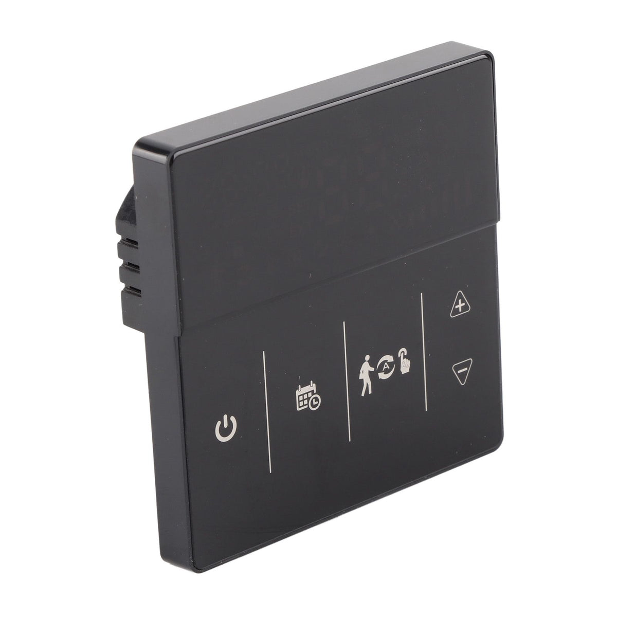 Smart Thermostat with Touch Screen App Voice Control Wifi Temperature Controller for Home 90‑240V Black