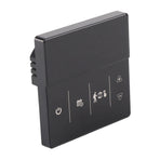 Smart Thermostat with Touch Screen App Voice Control Wifi Temperature Controller for Home 90‑240V Black