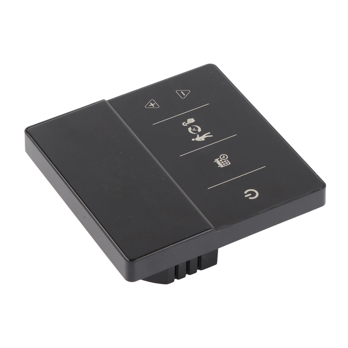Smart Thermostat with Touch Screen App Voice Control Wifi Temperature Controller for Home 90‑240V Black