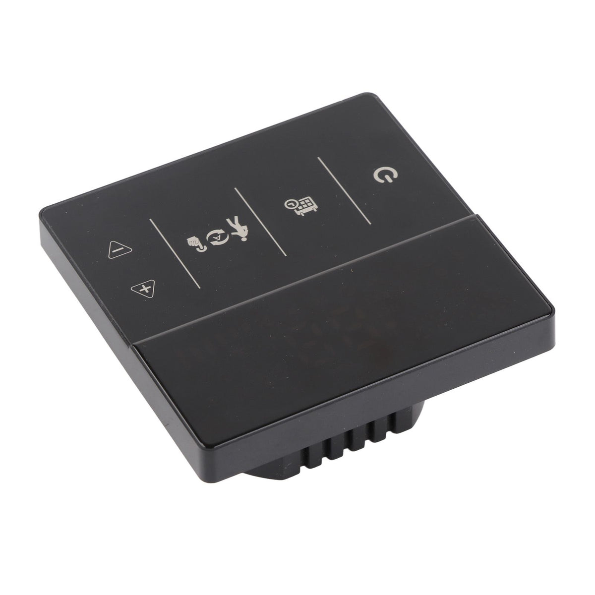 Smart Thermostat with Touch Screen App Voice Control Wifi Temperature Controller for Home 90‑240V Black