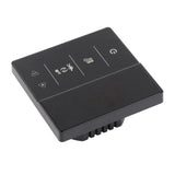 Smart Thermostat with Touch Screen App Voice Control Wifi Temperature Controller for Home 90‑240V Black