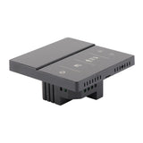 Smart Thermostat with Touch Screen App Voice Control Wifi Temperature Controller for Home 90‑240V Black - Low Angle
