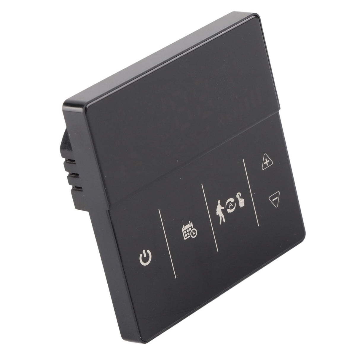 Smart Thermostat with Touch Screen App Voice Control Wifi Temperature Controller for Home 90‑240V Black