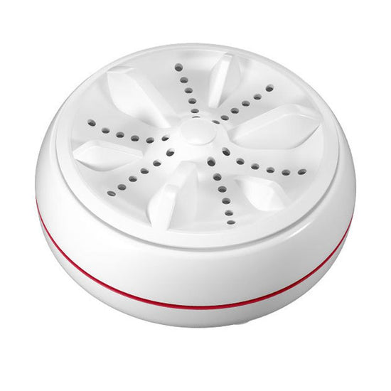 Mini Washing Machine High Power Portable Powerful Cleaning Ultrasonic Turbo Folding Travel Washing Machine Cowhide Box White