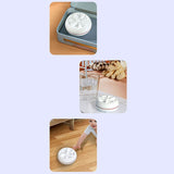 Mini Washing Machine High Power Portable Powerful Cleaning Ultrasonic Turbo Folding Travel Washing Machine Cowhide Box White - Close-Up Angle