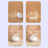 Mini Washing Machine High Power Portable Powerful Cleaning Ultrasonic Turbo Folding Travel Washing Machine Cowhide Box White