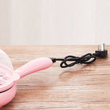 Multifunctional 2 in 1 Egg Cooker Non Stick Egg Frying Pan Egg Boiler Automatic Off Egg Boiler Machine for Home Dormitory Pink