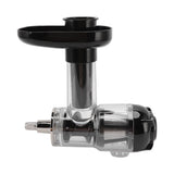 Juicer Attachment Masticating Juicer Machines Replacement Bowls with Beater and Juice Cup Set for Stand Mixer - Front View