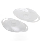 Transparent Steaming Pan Cover PCTG Heat Resistant Steaming Pan Cover Food Processor Parts for Thermomix TM6 TM5 TM31 - Close-Up Angle