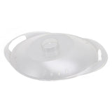 Transparent Steaming Pan Cover PCTG Heat Resistant Steaming Pan Cover Food Processor Parts for Thermomix TM6 TM5 TM31 - Low Angle