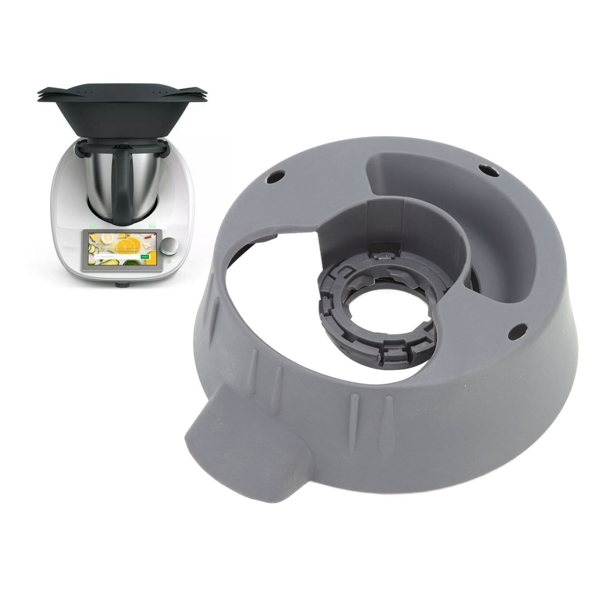 Multifunctional Food Processor Main Pot Base Parts for Vorwerk Thermomix TM5 6 Cooking Blender Replacement Pot Base