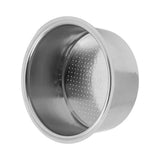 51mm Coffee Filter Basket Stainless Steel Non Pressurized with Fine Filter Coffee 2 Cup Filter for Coffee Machine Home - Top-Down View
