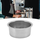 51mm Coffee Filter Basket Stainless Steel Non Pressurized with Fine Filter Coffee 2 Cup Filter for Coffee Machine Home