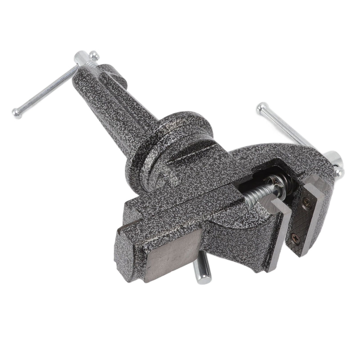 Bench Vise 360 Degree Rotating Cast Steel Small Clamp On Table Vise for Woodworking Jewelry Making
