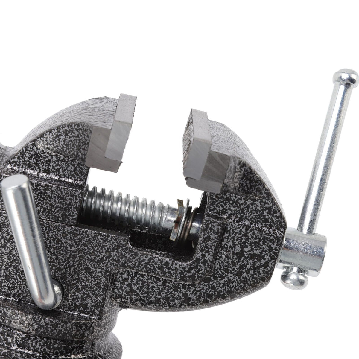 Bench Vise 360 Degree Rotating Cast Steel Small Clamp On Table Vise for Woodworking Jewelry Making