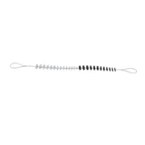 Nuts Screwbolts Thread Checker 26 Male Female Thread Identification Tool with 14 Inch and 12 Metric Gauges - Top-Down View